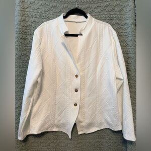 Women’s lightweight blazer button up - fits like XXL